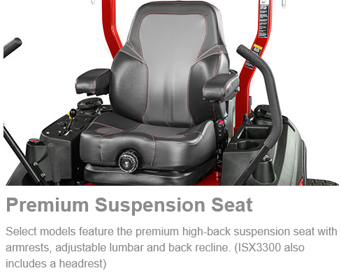 Ferris high back suspension seat sale