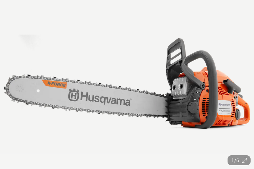HUSQVARNA 450 Rancher Chainsaw With Power Box